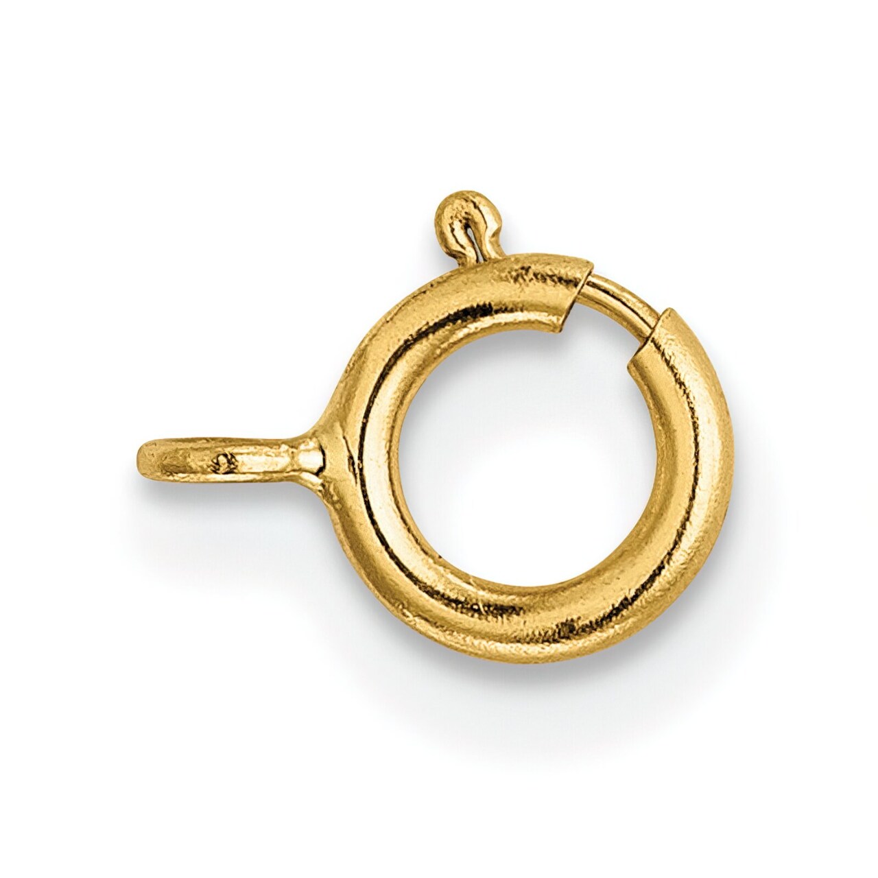 18K Gold Spring Ring Clasp 8Y1701
